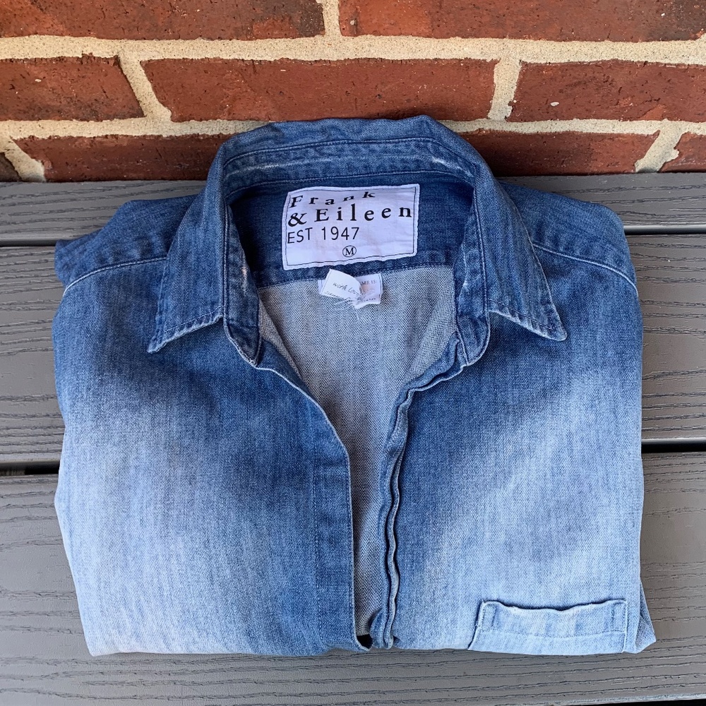 Frank & Eileen Blue Button Down Shirt